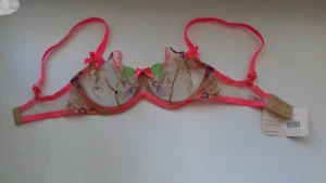 AGENT PROVOCATEUR SELTEN VINTAGE ORIGINAL SEXY ROSA ZURI BH 32DD NEU MIT ETIKETT - Bild 1 von 14