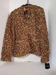 MSK Size XL Multicolored Jacket Dry Clean Only Shoulder Pad - Picture 1 of 8