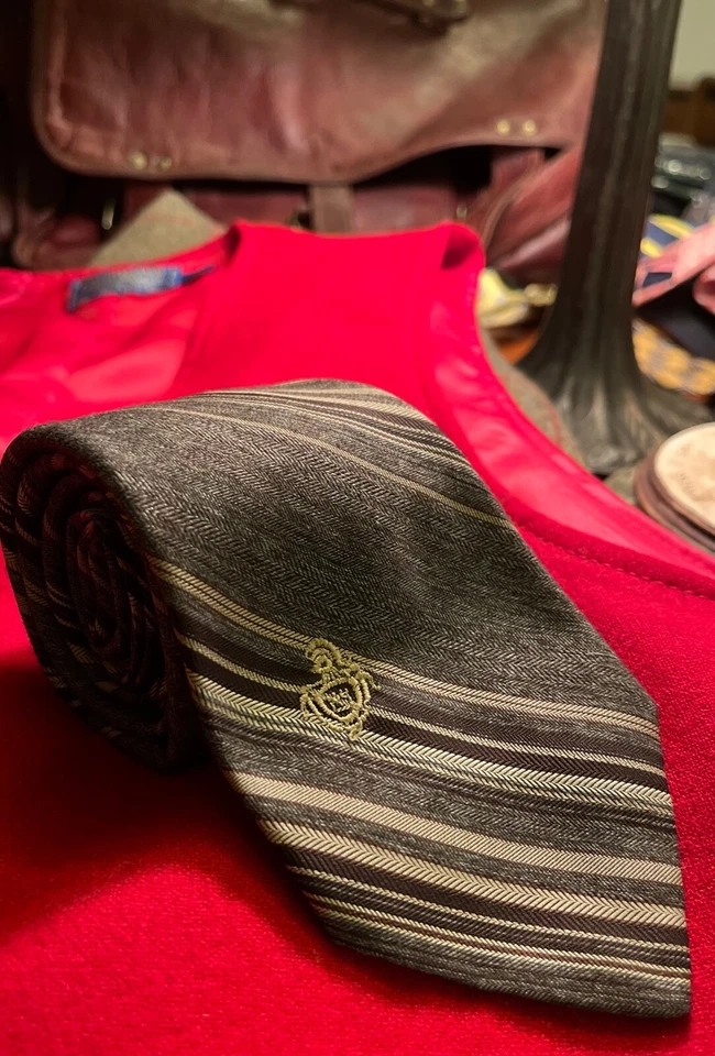 Via Re Mens Formal Necktie 53"Lx3"W Multicolor Neck Tie  - Image 1 of 4