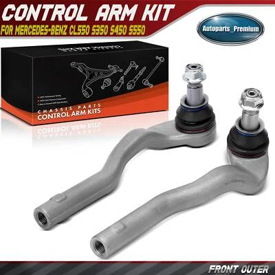 Extremo de barra de amarre exterior delantero 2 piezas para Mercedes-Benz CL550 09-14 S350 12-13 S450 S550 Foto 1 de 4