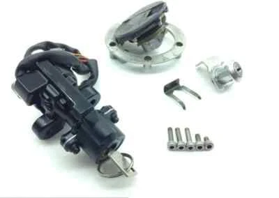 Lockset Ignition Trunk Tank Gas Cap Key 2006 Suzuki GSXR750 1493 - Image 1 of 4