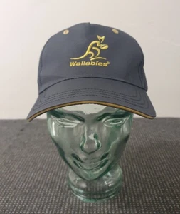 🔶️WALLABIES ASICS CAP HAT AUSTRALIAN RUGBY UNION ARU RWC OSFM FOOTBALL - Picture 1 of 8