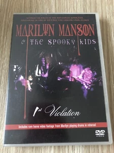 KONZERT MARILYN MANSON & THE SPOOKY KIDS 1st VIOLATION LIVE DVD ENGLISCH SELTEN - Bild 1 von 3