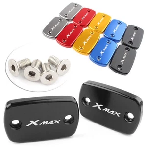 Tapas de cubierta de depósito de fluido delantero de aluminio para Yamaha X-MAX 300 2017-2023 - Imagen 1 de 11