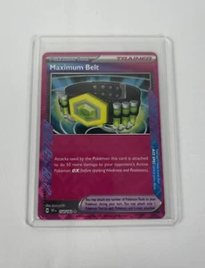 JCC Pokémon Cinturón Máximo Escarlata y Violeta-Fuerzas Temporales 154/162 Holo - Imagen 1 de 10