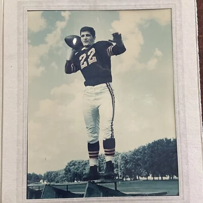 Foto autógrafo firmado original de los osos de Chicago de George Blanda de los años 50 Foto 1 de 4