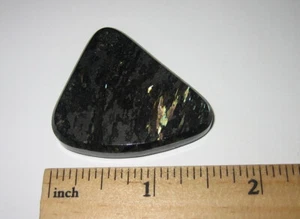 40mm x 35mm PULIDO RARO AUTÉNTICO CABUJÓN PIEDRA NUUMMITE GROENLANDIA 116ct *AA1 - Imagen 1 de 24