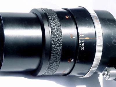 Serviced: Carl Zeiss Jena 4/135mm Sonnar for Exakta, Clean Optics Vulcanite Grip - Image 1 of 4