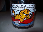 Anchor Hocking Mcdonalds Garfield In Canoe With Odie 1978 Coffee Cup Mug Exc