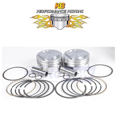 KB Cast Piston Set for 2003-2006 Harley Davidson FLHTI Electra Glide ma Foto 1 de 4