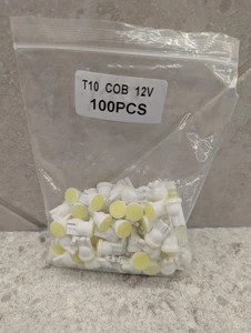100 PIEZAS T10 COB BLANCO LED COCHE CUADRO DE INSTRUMENTOS CALIBRE TABLERO LUZ CUÑA LATERAL BOMBILLA - Imagen 1 de 1