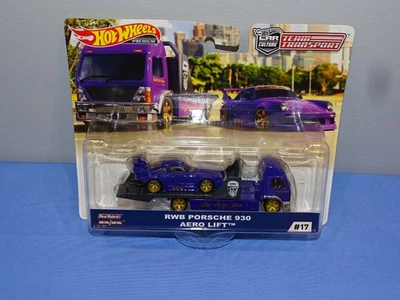 Hot Wheels Premium RWB PORSCHE 930 AERO LIFT Real Riders Team Transport #17 Foto 1 de 3