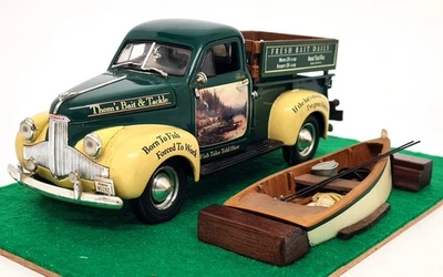 Ertl 1/25 Studebaker 1947 Pickup Truck & Fishing boat Thomas Kinkade Collection - Image 1 of 4