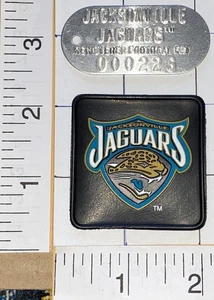 JACKSONVILLE JAGUARS NFL FOOTBALL FAN METAL TIN DOG ARMY TAGS TAG KEYCHAIN - Picture 1 of 2