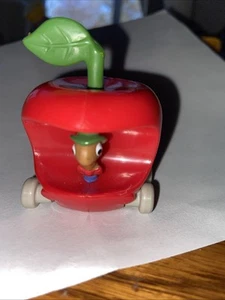Vintage 1994 McDonald's The Busy World of Richard Scarry's Lowly Worm Apple Car - Picture 1 of 6
