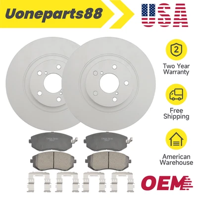 11.54'' Front Rotors Brake Pads for Subaru Outback Forester Legacy Baja Impreza - Image 1 of 4