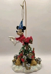 Hard To Find Vintage Christmas Ornament Fantasia Sorcerer Mickey Figurine Decor - Picture 1 of 17