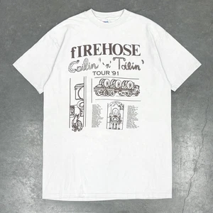 Camisa De Colección Años 90 Firehose Coilin N Toilin Tour XL Punk Minutemen Mike Watt SST - Imagen 1 de 13