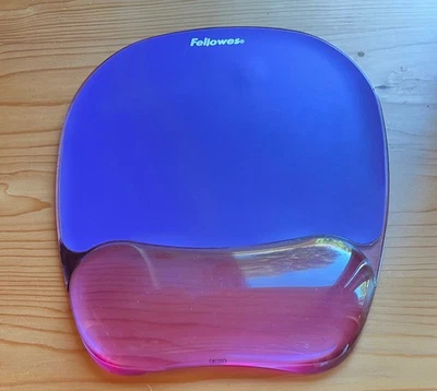 Alfombrilla de ratón de gel Fellowes con reposamuñecas 7 3/4 x 9 en púrpura - muy buena Foto 1 de 2