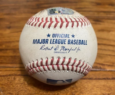 Paul Goldschmidt Yankees Game Used Baseball 9/2/2025 vs Astros Valdez MLB Auth - Image 1 of 4