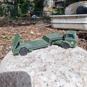 Vintage Corgi Juniors Whizzwheels Ford D Series Military Transporter Diecast - Picture 1 of 10
