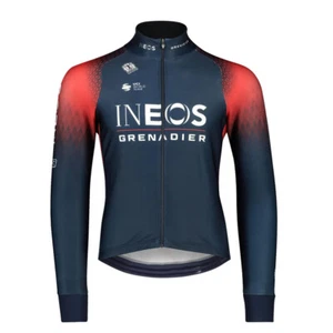 Hombres Térmico Polar EQUIPO DE CICLISMO Jersey Ciclismo Manga Larga Camisetas Chaquetas - Imagen 1 de 4