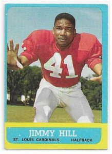 JIMMY HILL 1963 Topps Football card #153 St. Louis Cardinals EX+/NR MT