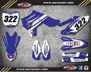 Yamaha YZF450 - 2010 -2013 stickers Full Custom Graphic Kit PREMIER STYLE decals - Imagen 1 de 1