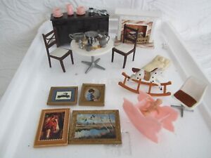 Vintage Collection of  Dolls House Furniture , Mixed lot Lundby ????