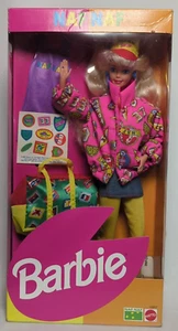 1993 NAF NAF Travel Barbie with stickers by Mattel 10997 - Picture 1 of 12