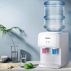Devanti Water Cooler Dispenser Bench Top White - Picture 1 of 7