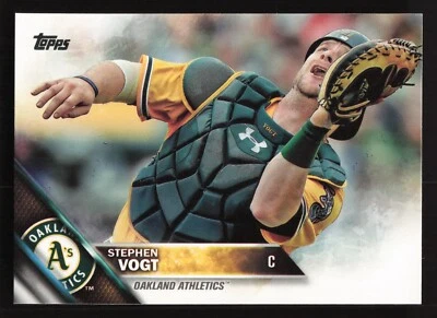 2016 Topps #506 Stephen Vogt Oakland Athletics QTY - Image 1 of 2