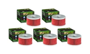 Hiflofiltro Oil Filter (x 5) Fits SUZUKI DR500 / DR600 / DR650 / DR750 / DR800 - Picture 1 of 7