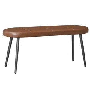 Dining Bench, Dining Room Bench, Upholstered Bench, with PU Leather Padded - Picture 1 of 8