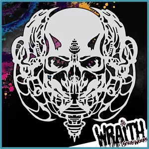 Biomech #12 - Modello di stencil aerografo riutilizzabile - Foto 1 di 4
