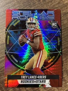 2021 Panini Rookies & Stars Stellar Rookies Red Pulsar  R-3 Trey Lance 49ers - Picture 1 of 2