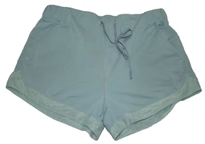 Lululemon Womens 10 Sunsetting Juniper Green Luxtreme Mesh Running Shorts 3” Z2 - Picture 1 of 6