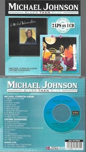 MICHAEL JOHNSON-BLUER THAN BLUE-2 LPS ON 1 CD + 2 BONUS CUTS-IMPORT NEW SEALED - Picture 1 of 1