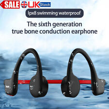 X6 Bone Conduction Swimming Headphones Wireless Bluetooth Earphones IPX68 16G..