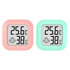 Mini Digital LCD Thermometer Hygrometer with Smile Face Electronic Monitor Gauge
