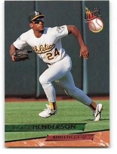 1993 Fleer Ultra #258 Rickey Henderson Athletics NM-MT ID:37047