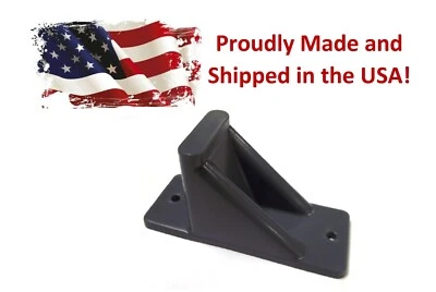 JSP MANUFACTURING® Black Plastic Mini Roof Snow Ice Guard- 1 PK | Prevent Sliding Snow Stop Buildup