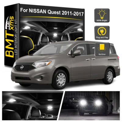 15x Interior LED Light Bulbs Reverse Dome Map For Nissan Quest 2011-2017 - Image 1 of 4