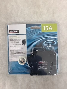 Murray US2:MP115GFAP 15 Amp Single Pole Type MP-GT2 GFCI Circuit Breaker NEW - Picture 1 of 1