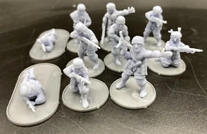 28mm, 3D Printed, WW2, German FJs, Infantry Squad 1, Bolt Action - Picture 1 of 7