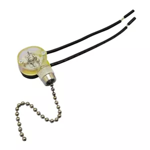 JX42B 250V DIY Wall Light Pull Chain Cord Controller Switch for Ceiling Fan Lamp - Picture 1 of 8