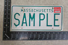 1983 83 Massachusetts Ma Mass License Plate Tag Sample  Sam Ple