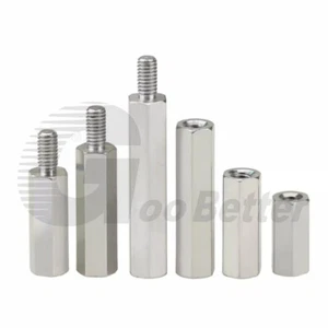M4 Aluminum Male Female Hex Hexagonal Standoff Spacers Threaded Connector Pillar - Picture 1 of 10