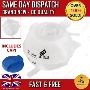 VW POLO MK4 MK5 9N 6R 2001-2017 COOLANT EXPANSION HEADER TANK BOTTLE & CAP - Picture 1 of 4