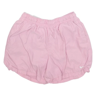 NIKE Mesh Lined Womens Sports Shorts Pink XL W28 - Image 1 of 4